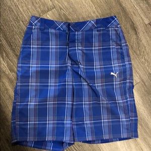 Men’s puma golf shorts.